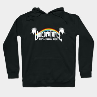 UnicornForce 100% Rainbow Metal Hoodie